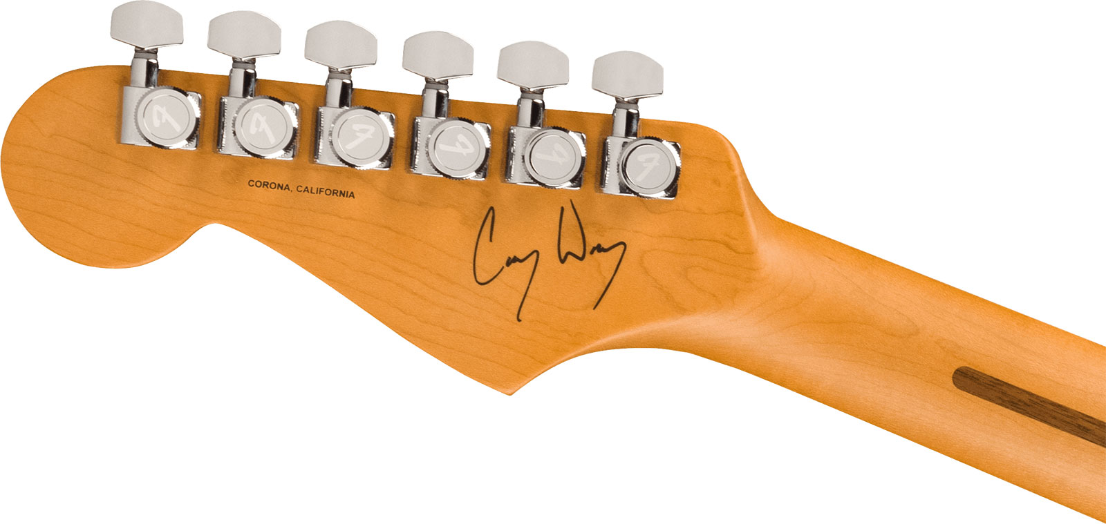 Fender Cory Wong Strat Ltd Signature Usa Stss Trem Rw - Daphne Blue - E-Gitarre in Str-Form - Variation 3