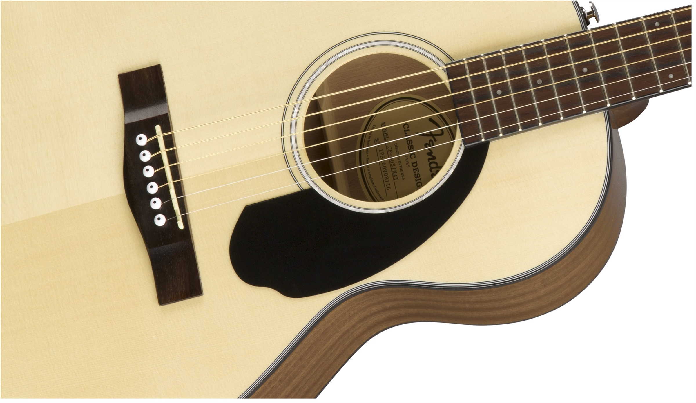 Fender Cp-60s Parlor Epicea Acajou Wal - Natural - Westerngitarre & electro - Variation 2