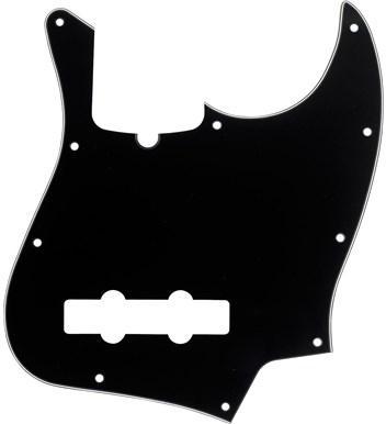 Schlagbrett Fender 10-Hole Contemporary Jazz Bass Pickguards - Black