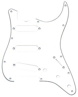 Fender 11-hole '60s Vintage-style Stratocaster Sss Pickguards - White - Schlagbrett - Main picture