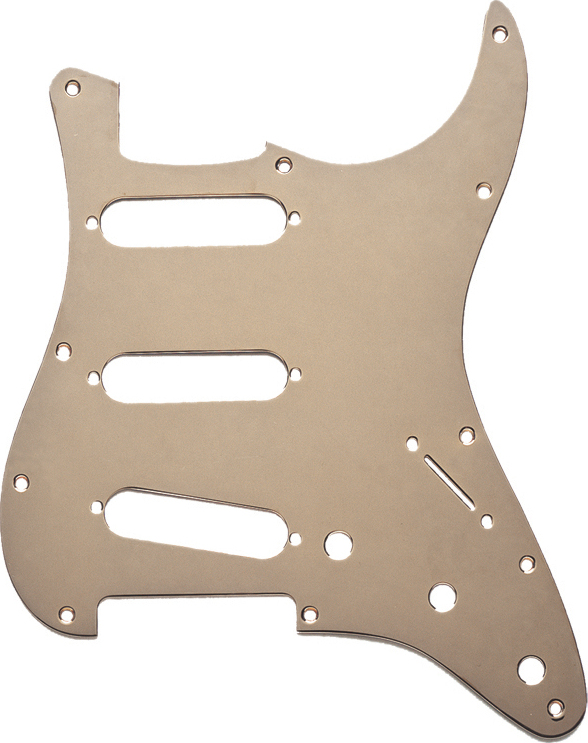 Fender 11-hole Modern-style Anodized Stratocaster S/s/s - Gold - - Schlagbrett - Main picture