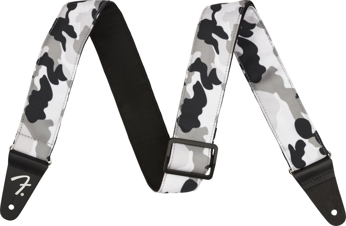 Fender 2 Inches Camo Guitar Strap Nylon Winter - Gitarrengurt - Main picture