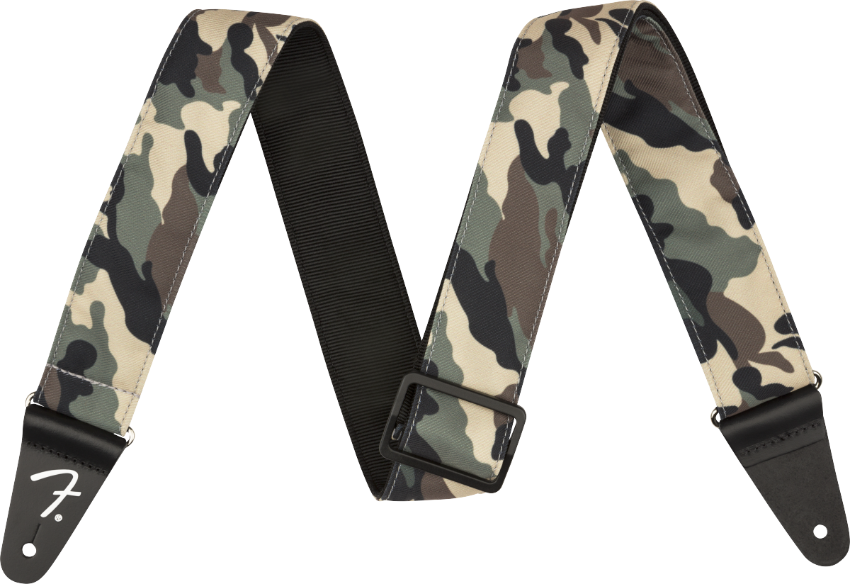 Fender 2 Inches Camo Guitar Strap Nylon Woodland - Gitarrengurt - Main picture