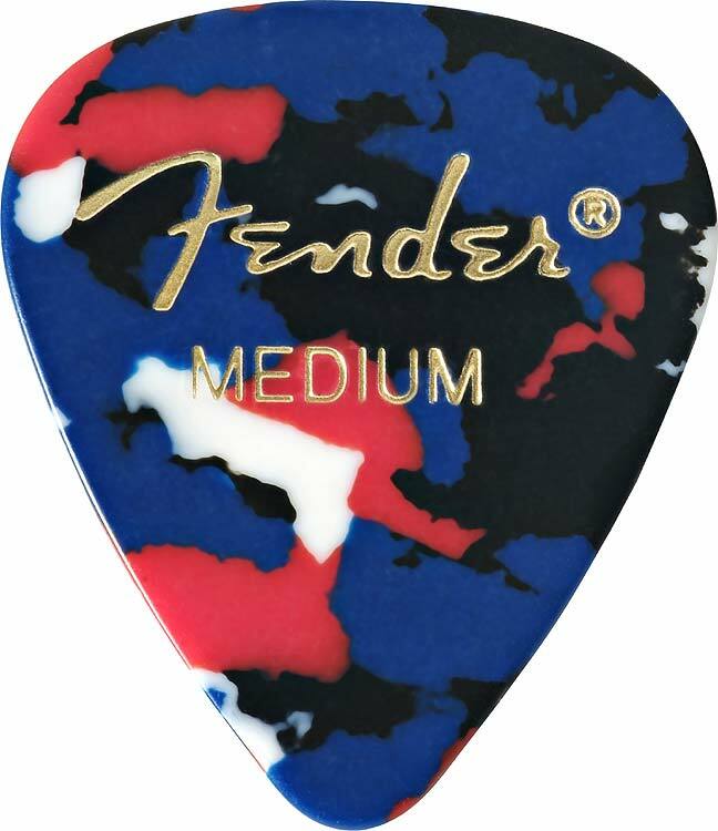 Fender 351 Classic Celluloid Thin Confetti - Plektren - Main picture