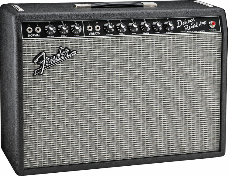 Fender 65 Deluxe Reverb Reissue 22w 1x12 Black - Combo für E-Gitarre - Main picture