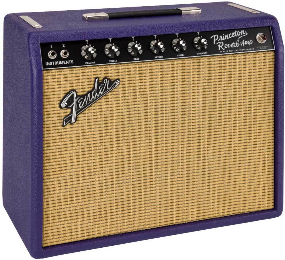 Fender 65 Princeton Reverb Ltd 15w 1x12 Celestion Greenback Plum - Combo für E-Gitarre - Main picture