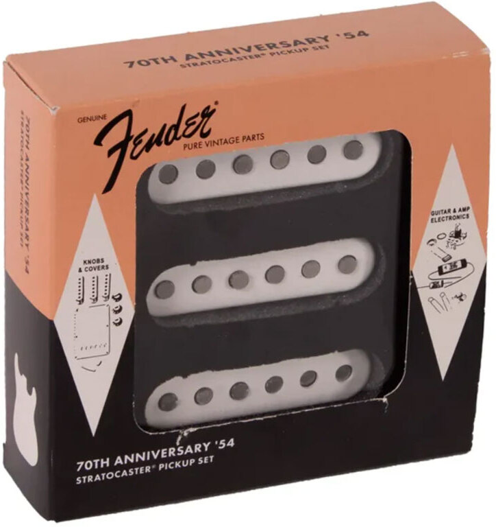 Fender 70th Anniversary 1954 Strat Pickup Set Simple-bobinage X3 - Gitarre Tonabnehmer - Main picture