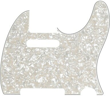 Fender 8-hole Mount Multi-ply Telecaster Pickguards - Aged Pearl White - Schlagbrett - Main picture