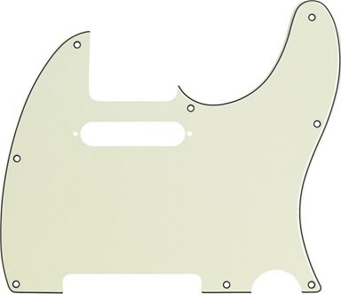 Fender 8-hole Mount Multi-ply Telecaster Pickguards - Mint Green - Schlagbrett - Main picture