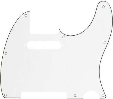 Fender 8-hole Mount Multi-ply Telecaster Pickguards - Parchment - Schlagbrett - Main picture