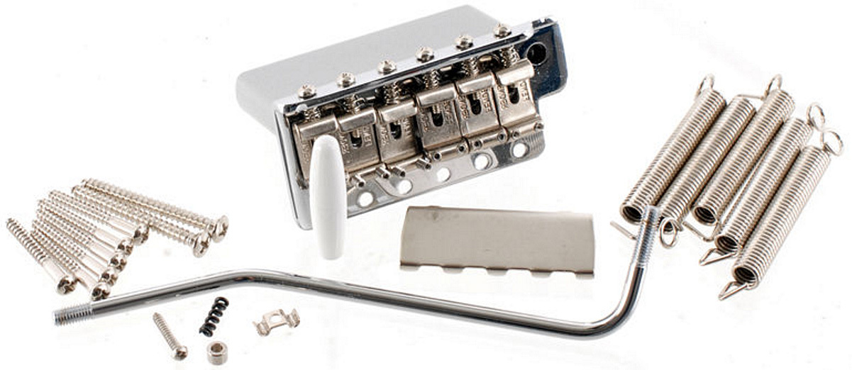 Fender American Vintage Series Strat Tremolo Assembly Left-hand Chrome - Kompletten Vibrato - Main picture