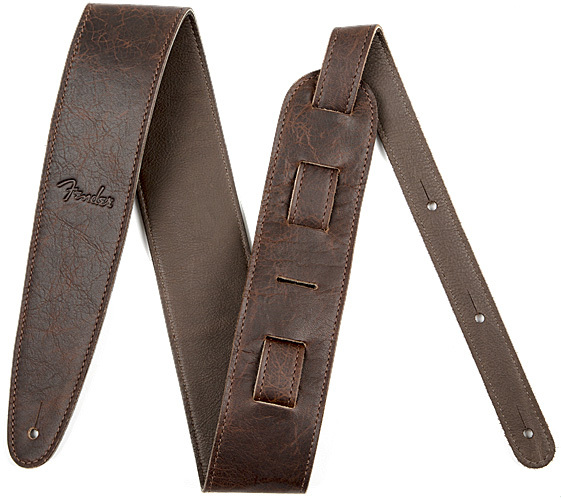 Fender Artisan Crafted Leather Straps 2.5inc. Brown - Gitarrengurt - Main picture