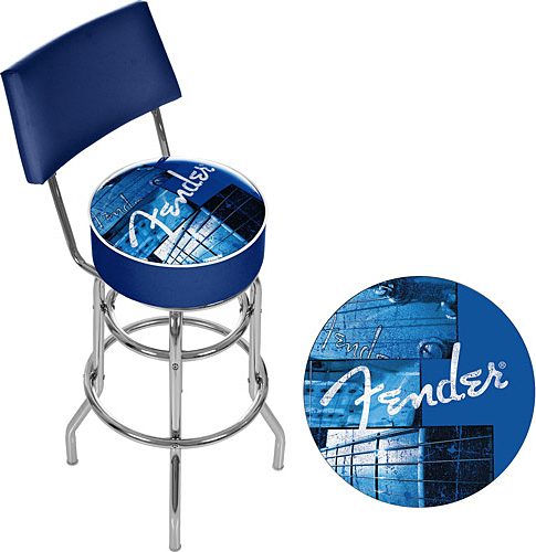 Fender Barstool Backrest Blue - 30in - Hocker - Main picture