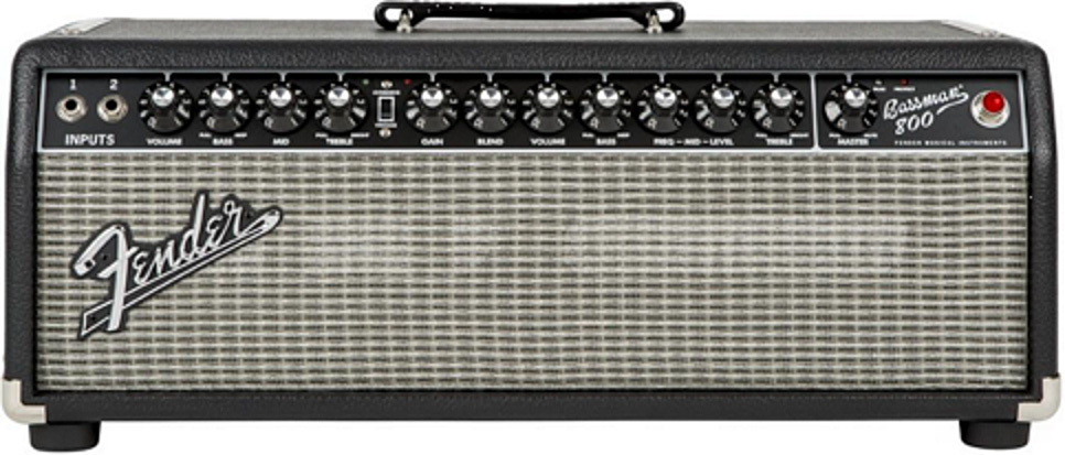 Fender Bassman 800 Head 800w 4-ohms Black/silver - Bass Topteil - Main picture