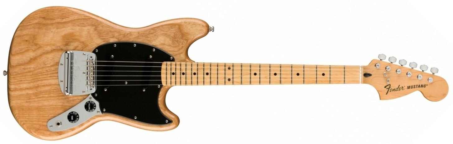 Fender Ben Gibbard Mustang Signature Mex Mn - Natural - Retro-Rock-E-Gitarre - Main picture