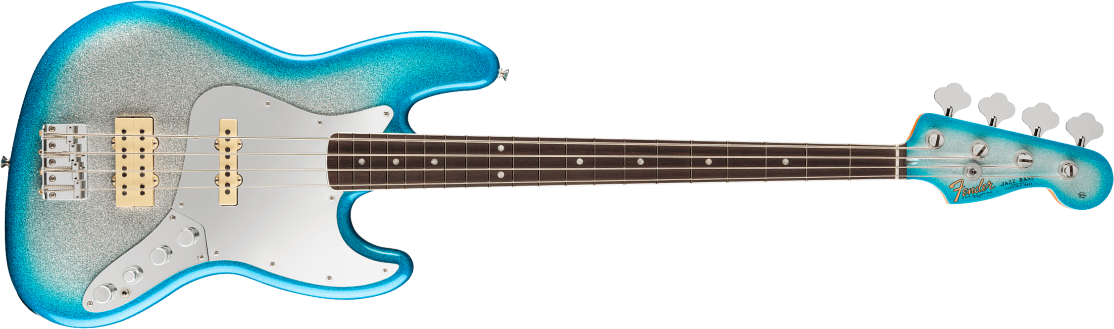 Fender Blu Detiger Jazz Bass Player Plus X Ltd Signature Active Rw - Sky Burst Sparkle - Solidbody E-bass - Main picture