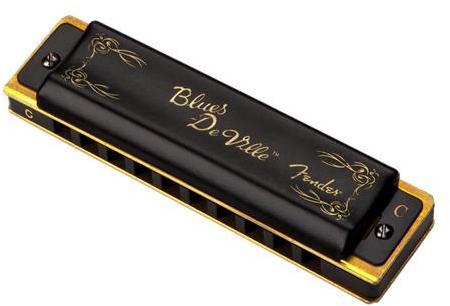 Chromatische mundharmonikas Fender Blues DeVille Harmonica A