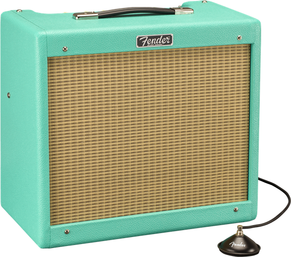 Fender Blues Junior Iv Fsr Celestion Creamback Surf Green - Combo für E-Gitarre - Main picture