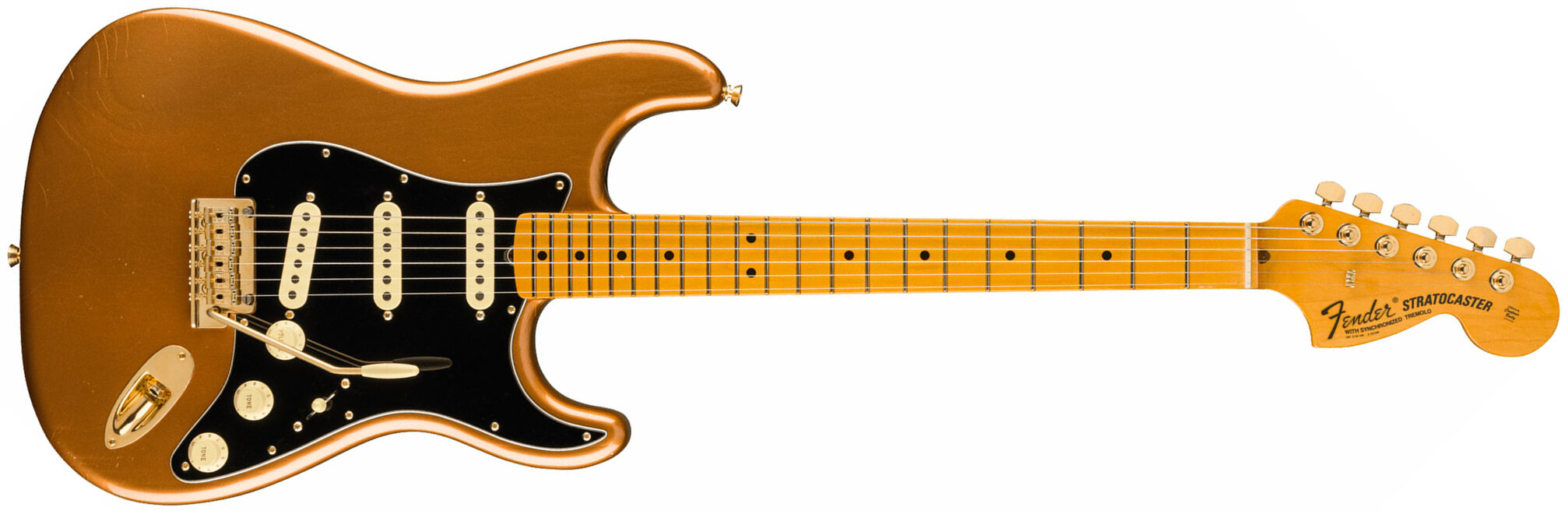 Fender Bruno Mars Strat Usa Signature 3s Trem Mn - Mars Mocha - Signature-E-Gitarre - Main picture