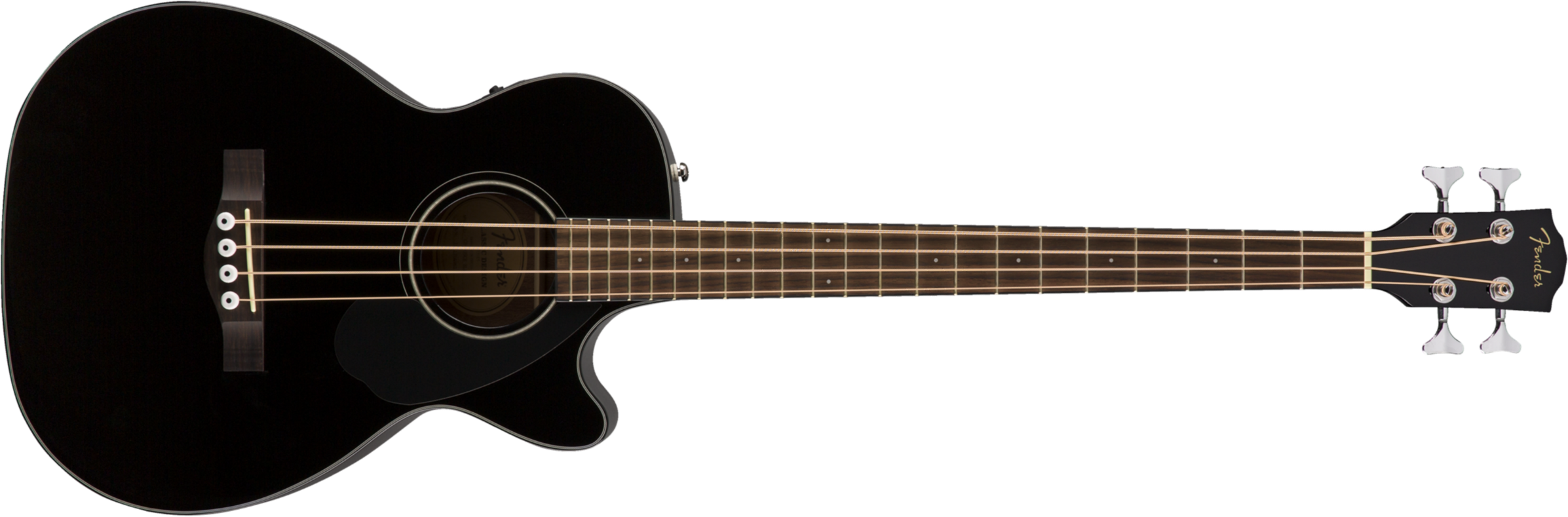 Fender Cb-60sce Classic Design Concert (lau) - Black - Akustische Bass - Main picture