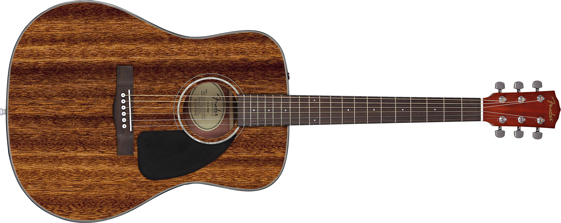 Fender Cd60 All Mahogany 2013 Natural Gloss - Westerngitarre & electro - Main picture