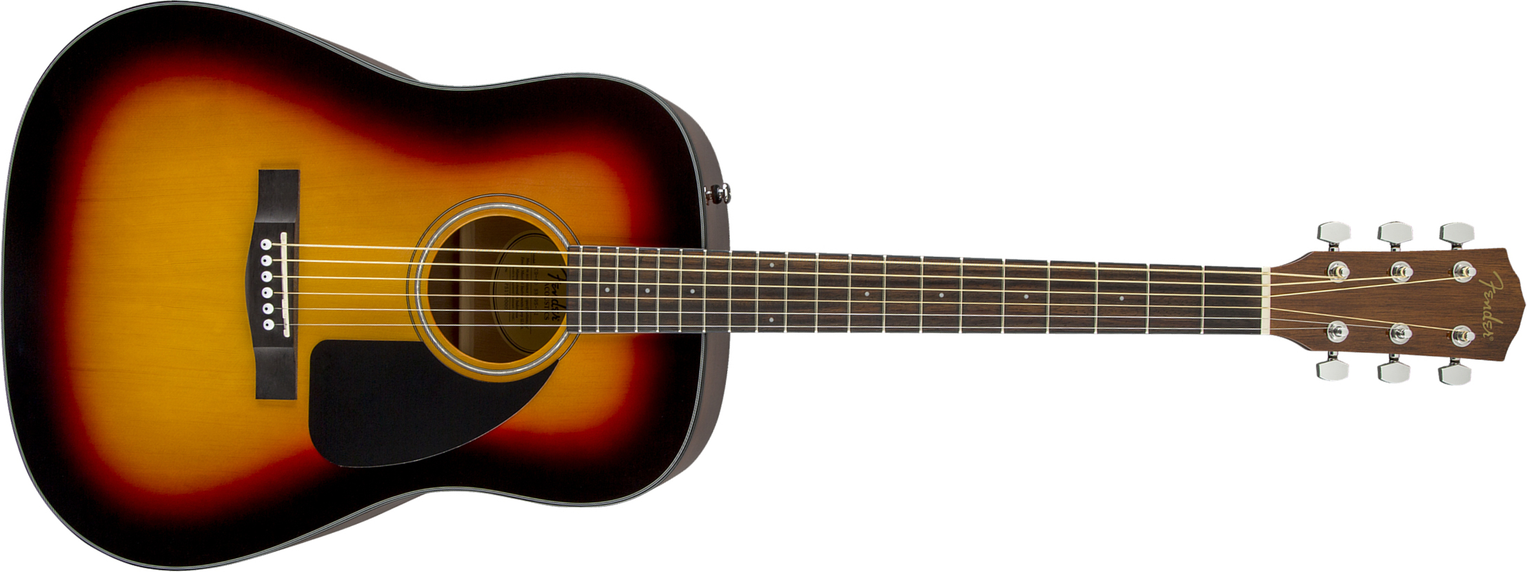 Fender Cd-60 Dreadnought V3 2020 Epicea Acajou Wal - Sunburst - Westerngitarre & electro - Main picture