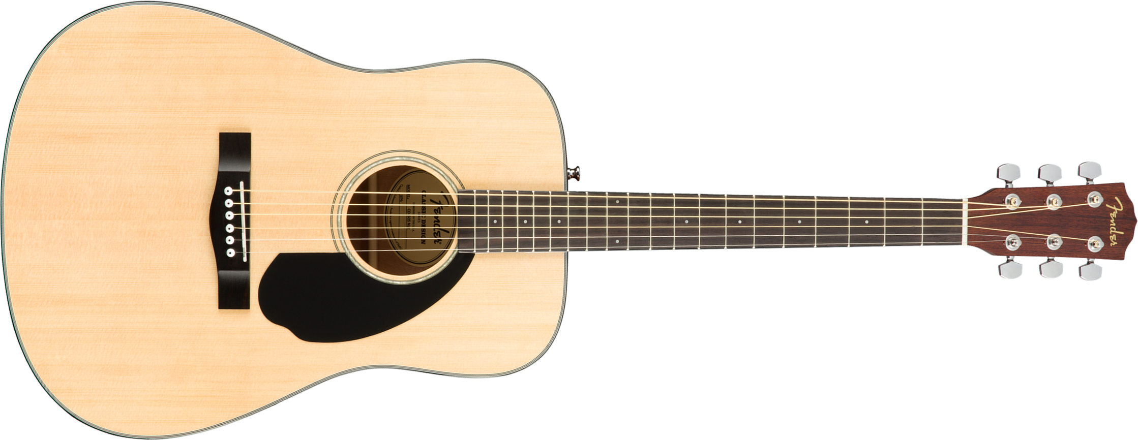 Fender Cd-60s 2019 Dreadnought Epicea Acajou Wal - Natural - Westerngitarre & electro - Main picture