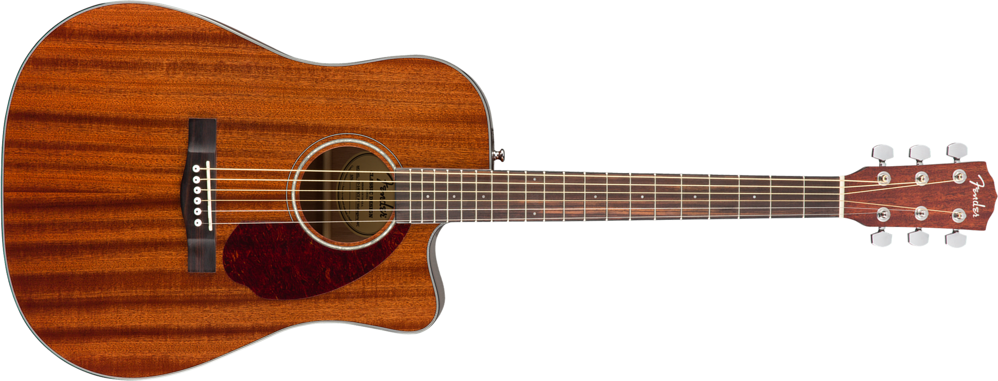 Fender Cd140sce All-mahogany Classic Design Dreadnought Cw Tout Acajou Wal - Natural - Folk-Gitarre - Main picture