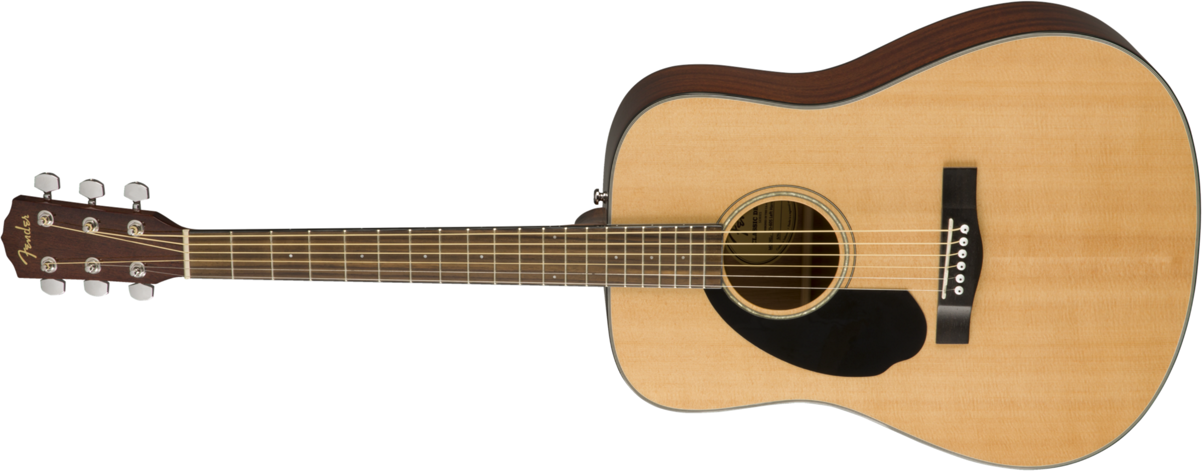 Fender Cd60s Lh Gaucher Dreadnought Wal - Naturel - Westerngitarre & electro - Main picture