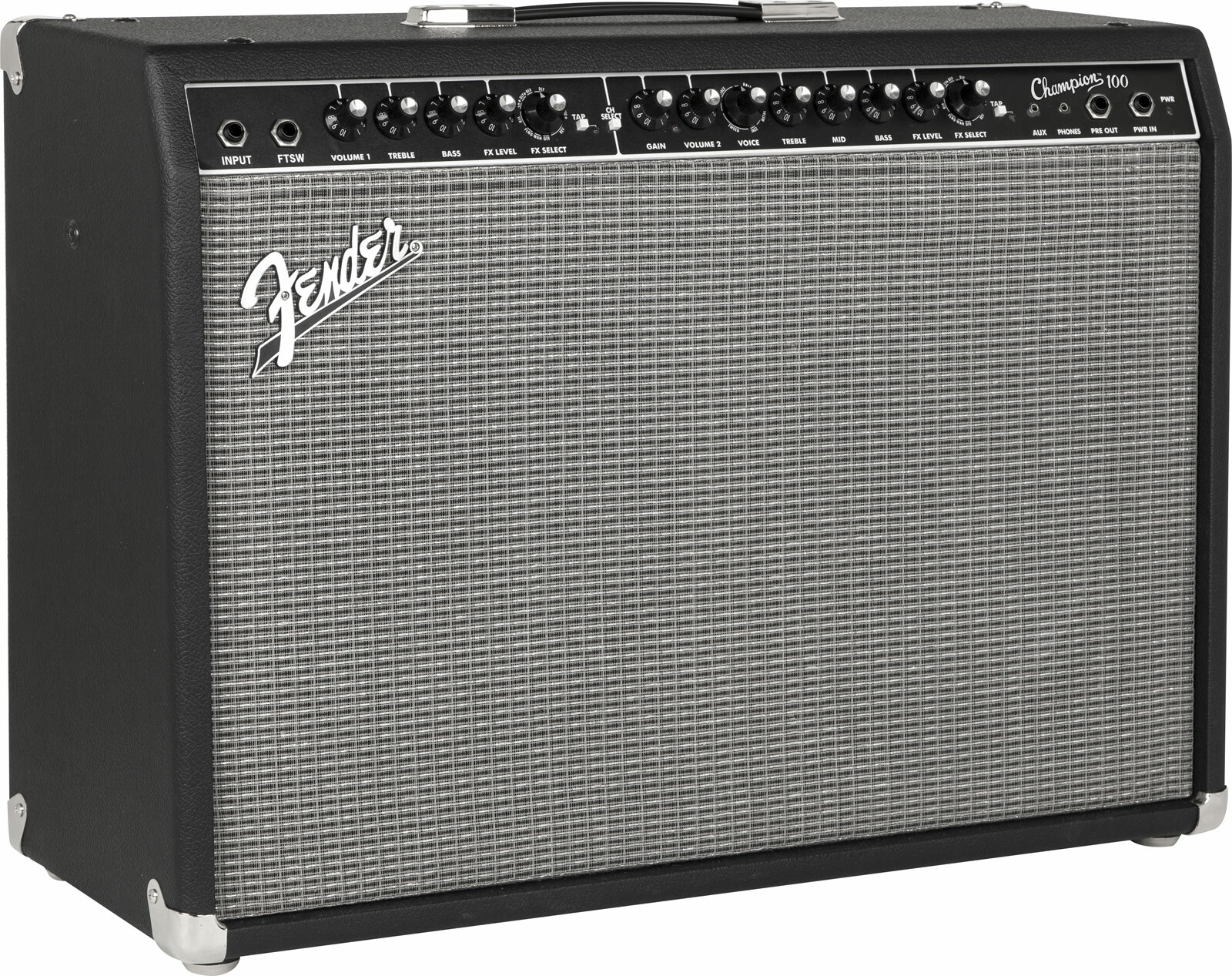 Fender Champion 100 100w 2x12 Black - Combo für E-Gitarre - Main picture