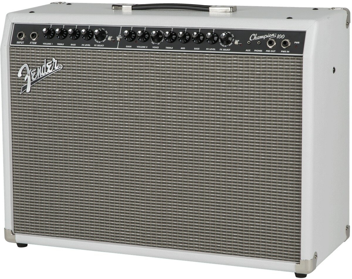 Fender Champion 100 Fsr - Snow White - Combo für E-Gitarre - Main picture