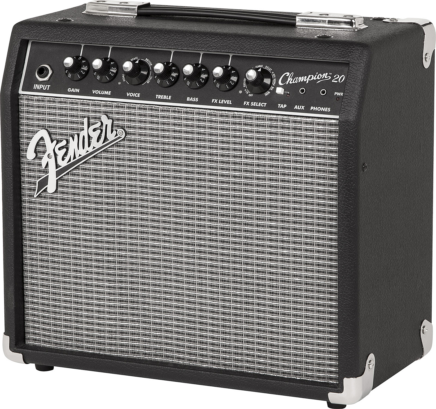 Fender Champion 20 2013 20w 1x8 Black - Combo für E-Gitarre - Main picture