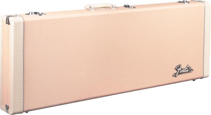 Koffer für e-gitarren Fender Classic Wood Strat/Tele Electric Guitar Case - Shell Pink