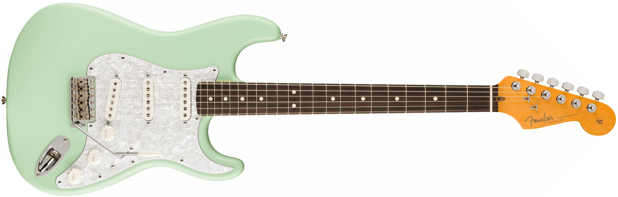 Fender Cory Wong Strat Ltd Signature Usa Stss Trem Rw - Surf Green - E-Gitarre in Str-Form - Main picture