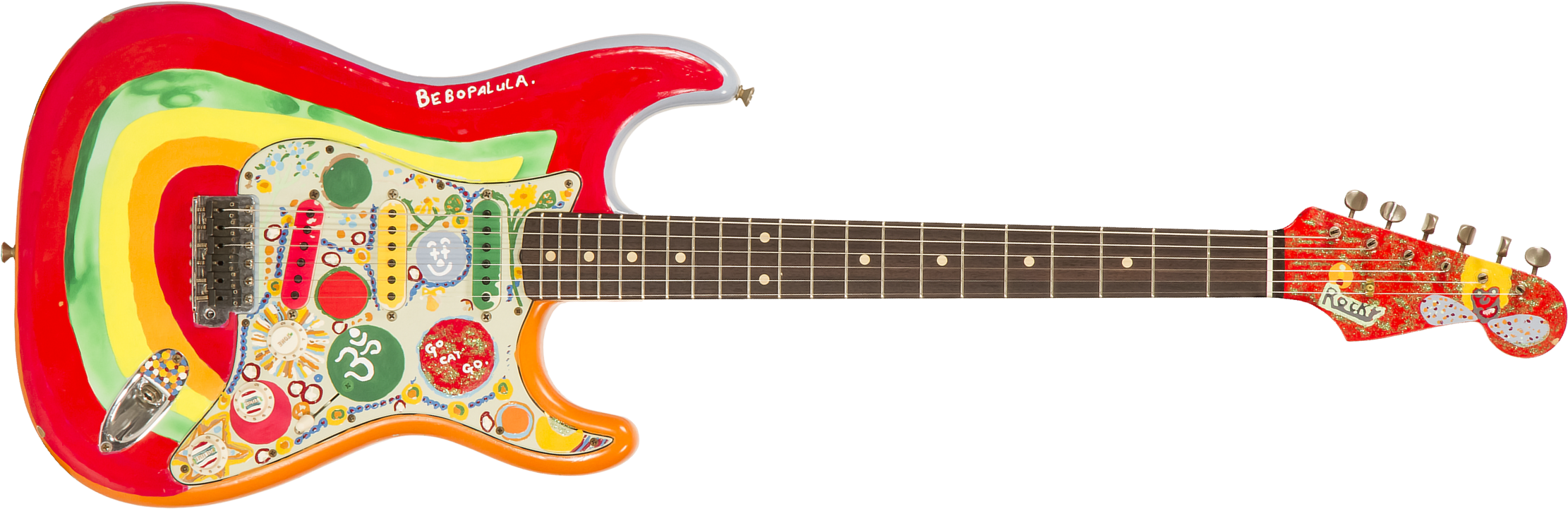 Fender Custom Shop George Harrison Strat Masterbuilt P.waller Signature Rw #83840 - Rocky - E-Gitarre in Str-Form - Main picture