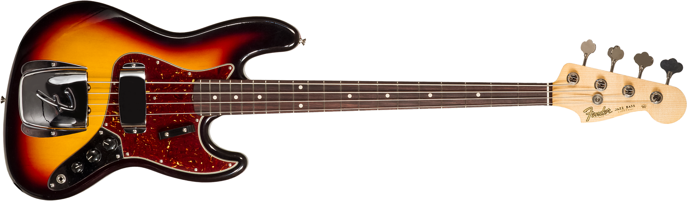 Fender Custom Shop Jazz Bass 1964 Rw #r129293 - Closet Classic 3-color Sunburst - Solidbody E-bass - Main picture