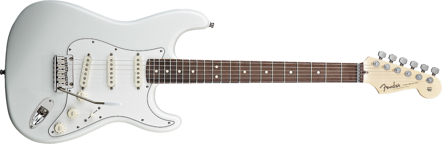 Fender Custom Shop Jeff Beck Strat Usa Rw - Olympic White - E-Gitarre in Str-Form - Main picture