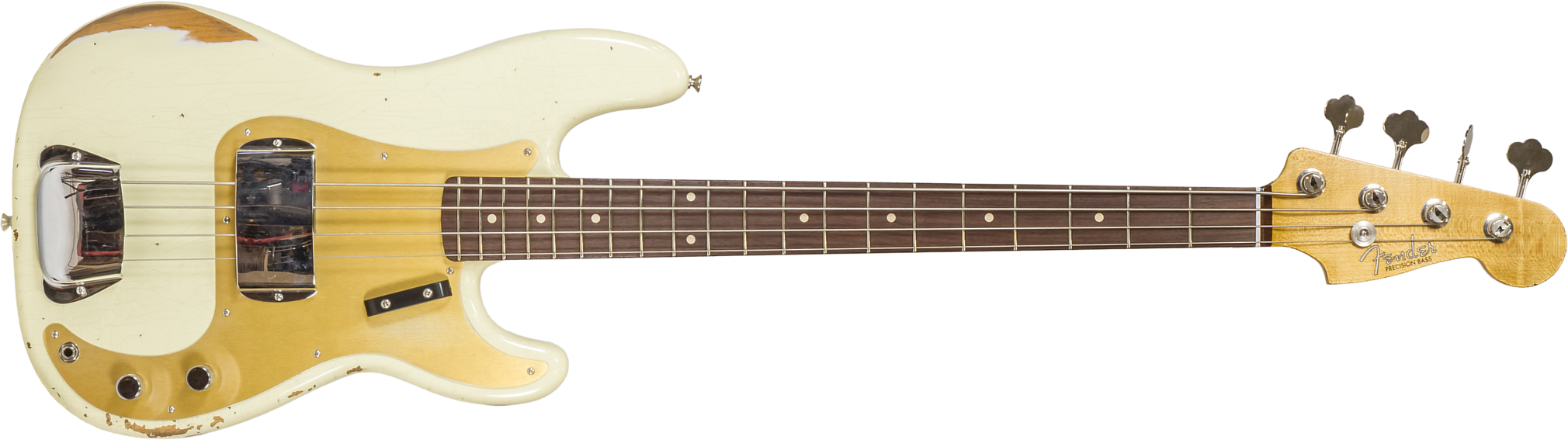 Fender Custom Shop Precision Bass 1960 Rw #r130966 - Closet Classic Vintage White - Solidbody E-bass - Main picture