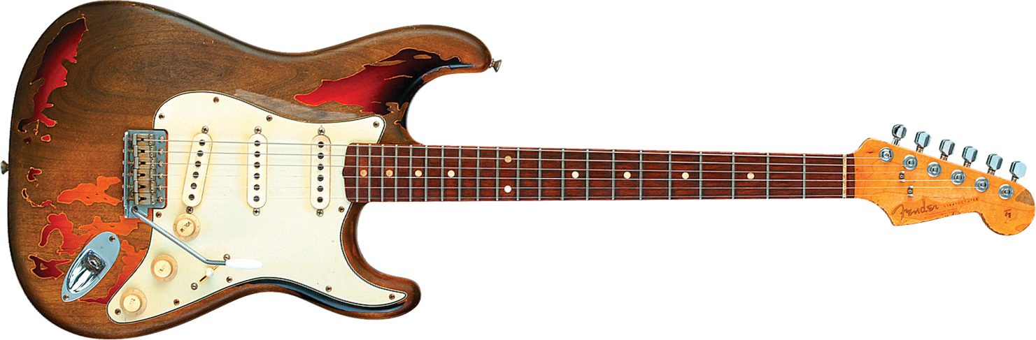Fender Custom Shop Rory Gallagher Strat Rw - Relic 3-color Sunburst - E-Gitarre in Str-Form - Main picture
