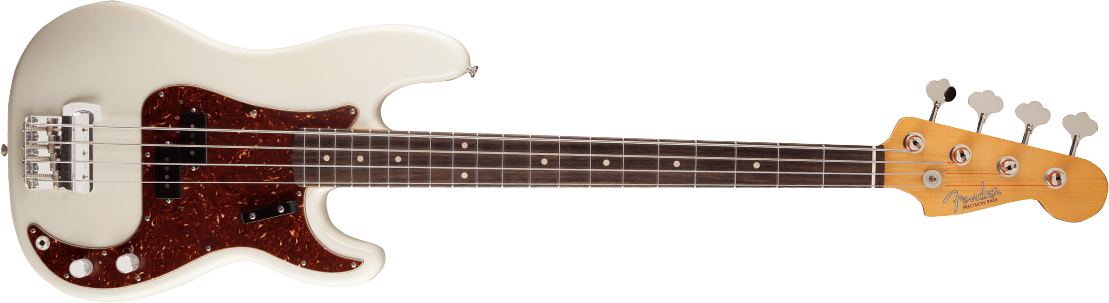 Fender Custom Shop Sean Hurley Precision Bass Signature Rw - Olympic White - Solidbody E-bass - Main picture