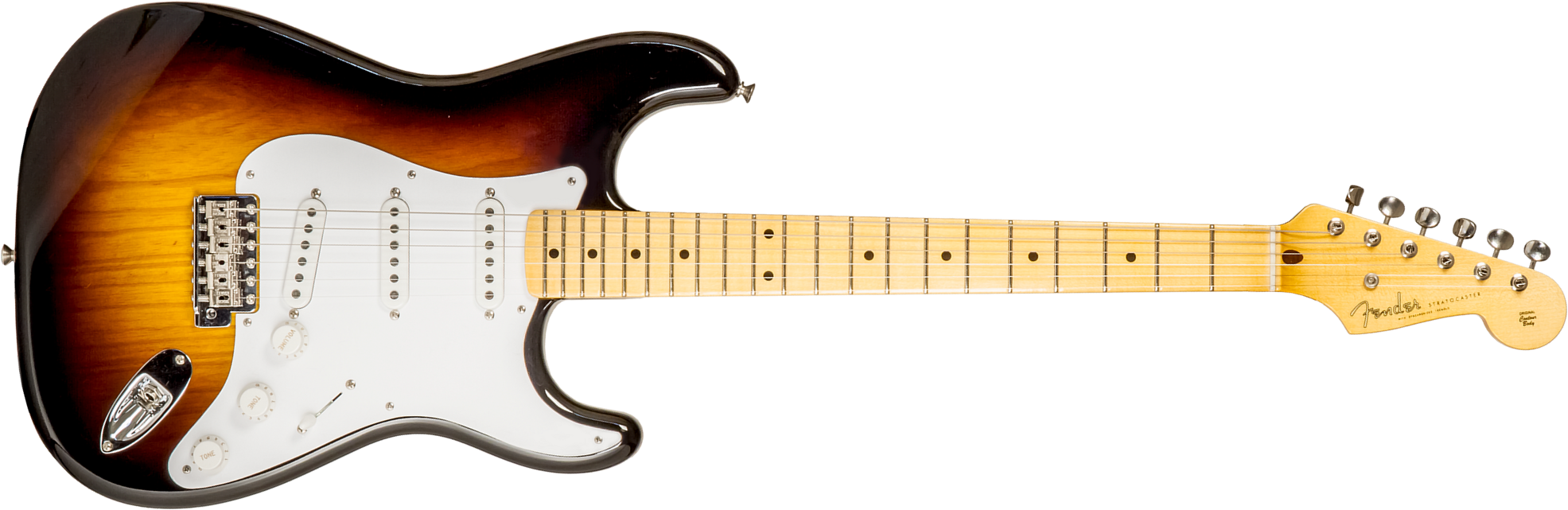 Fender Custom Shop Strat 1954 70th Anniv. #xn4597 3s Trem Mn - Time Capsule 2-color Sunburst - E-Gitarre in Str-Form - Main picture