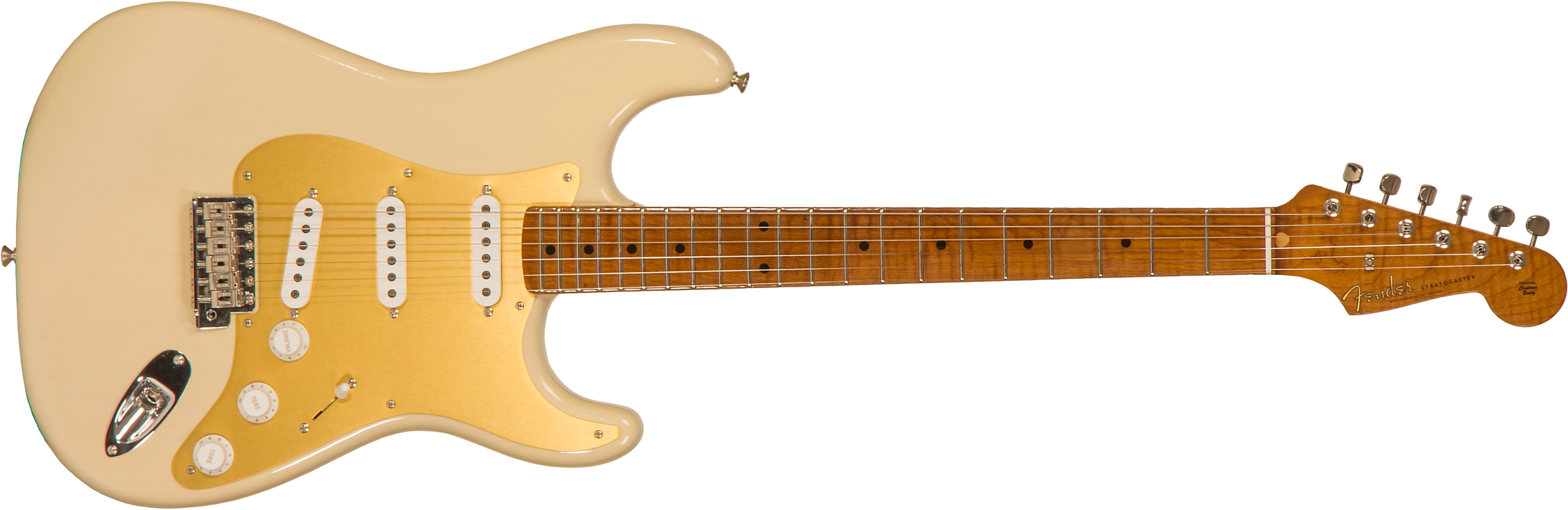 Fender Custom Shop Strat 1957 3s Trem Mn #r116646 - Lush Closet Classic Vintage Blonde - E-Gitarre in Str-Form - Main picture