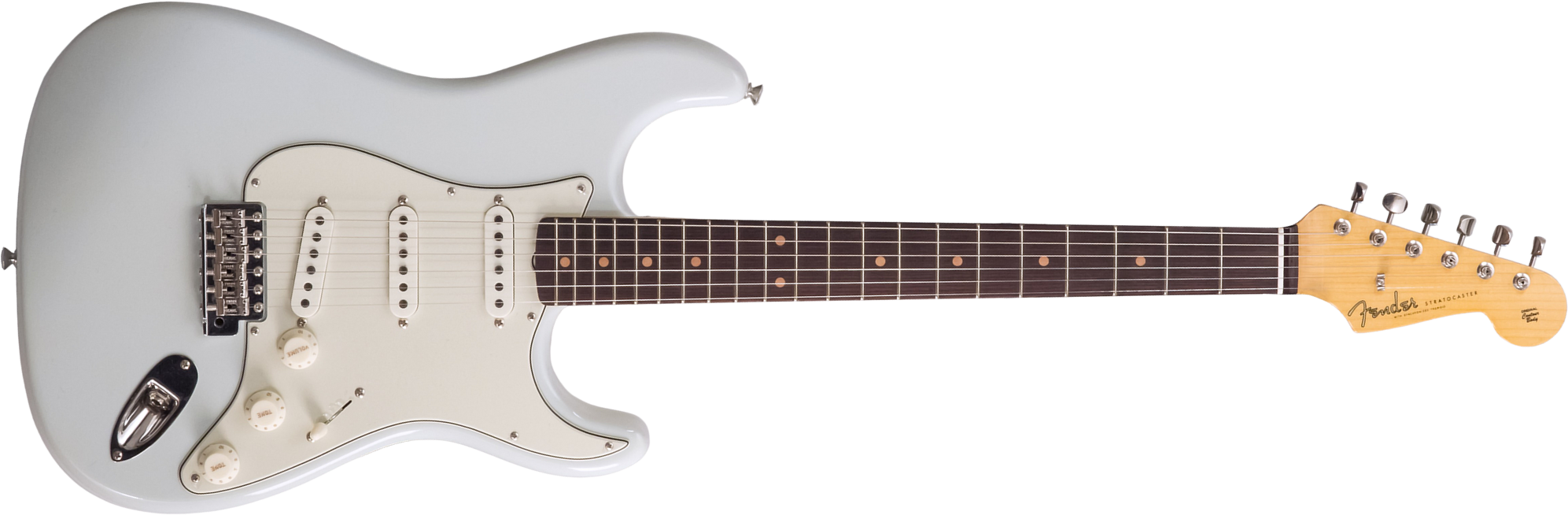 Fender Custom Shop Strat 1959 3s Trem Rw #r143419 - Time Capsule Sonic Blue - E-Gitarre in Str-Form - Main picture