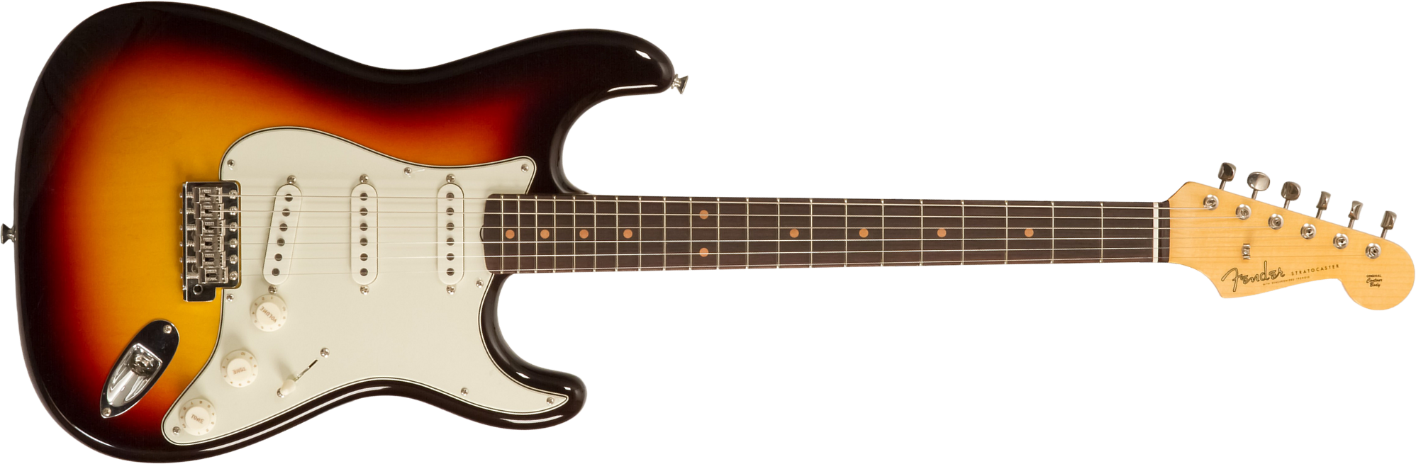 Fender Custom Shop Strat 1959 3s Trem Rw #r146037 - Time Capsule 3-color Sunburst - E-Gitarre in Str-Form - Main picture