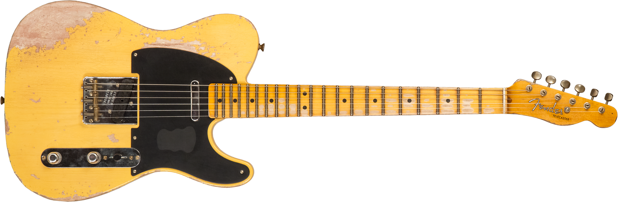 Fender Custom Shop Tele 1952 2s Ht Mn #r136636 - Super Heavy Relic Aged Nocaster Blonde - E-Gitarre in Teleform - Main picture
