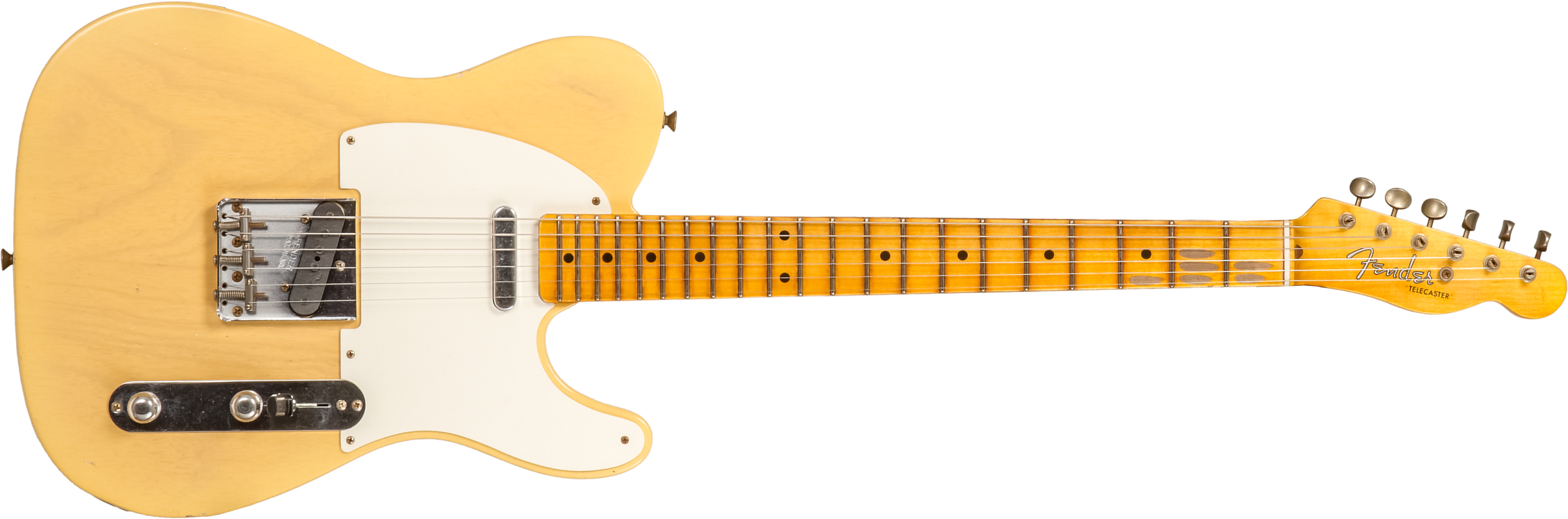 Fender Custom Shop Tele 1955 Ltd 2s Ht Mn #cz579629 - Journeyman Relic Natural Blonde - E-Gitarre in Teleform - Main picture