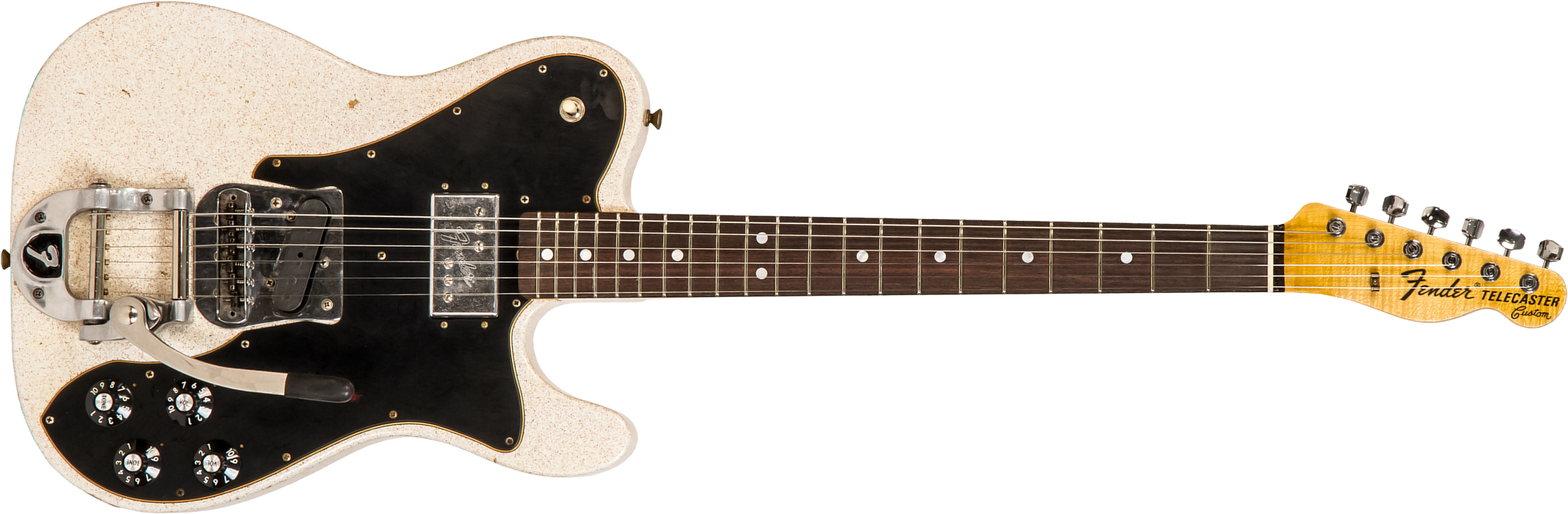 Fender Custom Shop Tele Custom '70s Sh Trem Bigsby Rw #cz548336 - Journeyman Relic Autumn Shimmer - E-Gitarre in Teleform - Main picture