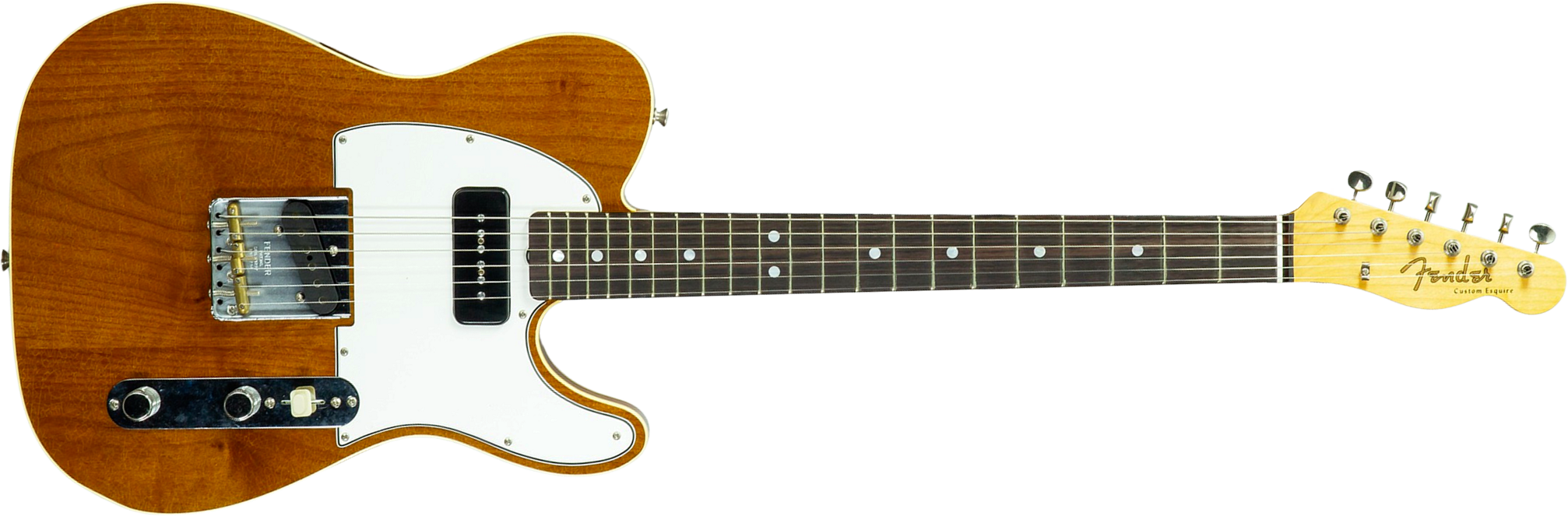 Fender Custom Shop Tele / Double Esquire Custom 2s Ht Rw #cz590971 - Closet Classic Aged Natural - E-Gitarre in Teleform - Main picture