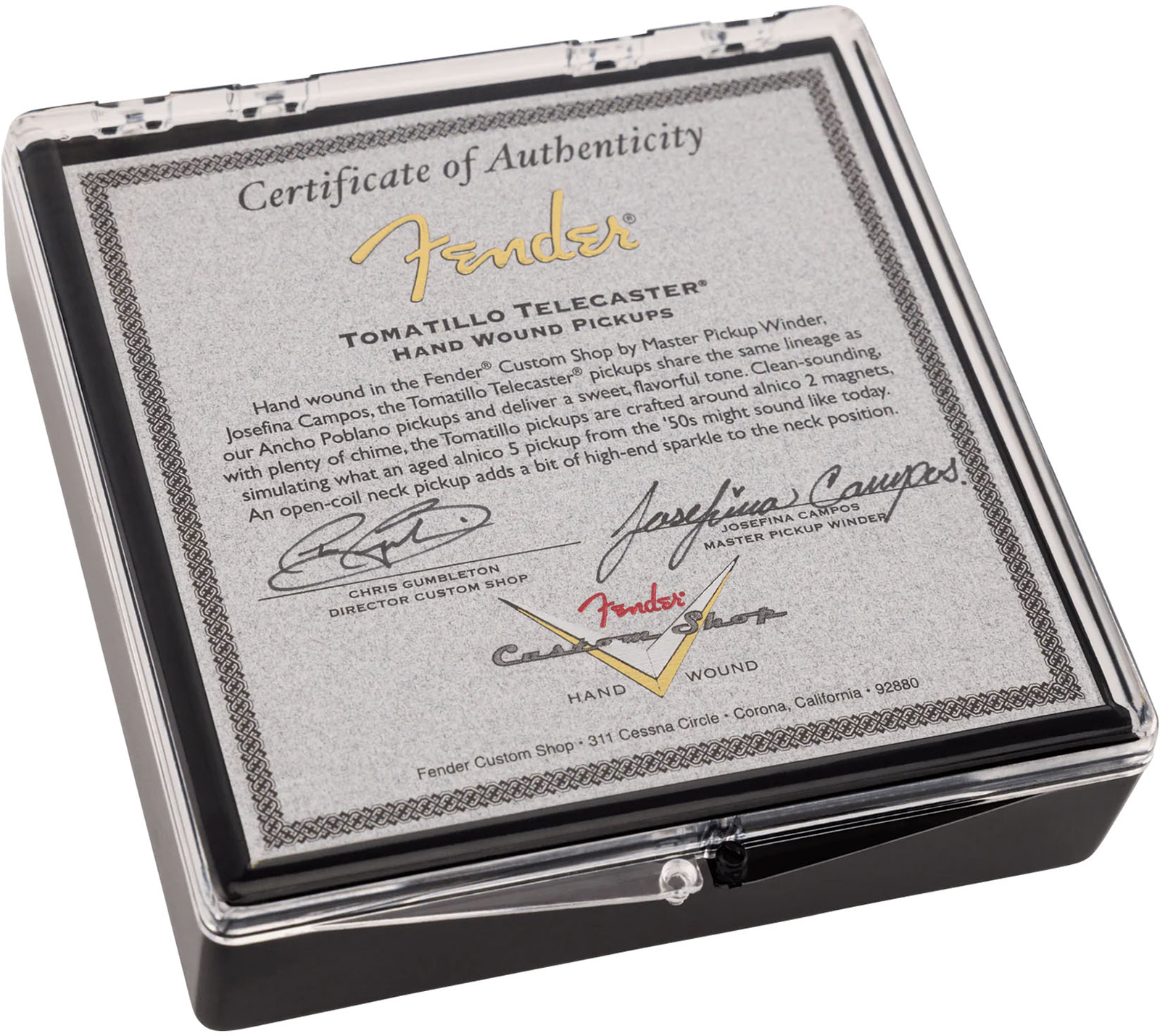 Fender Custom Shop Tele Tomatillo Josefina Hand Wound Pickup Set - Gitarre Tonabnehmer - Main picture