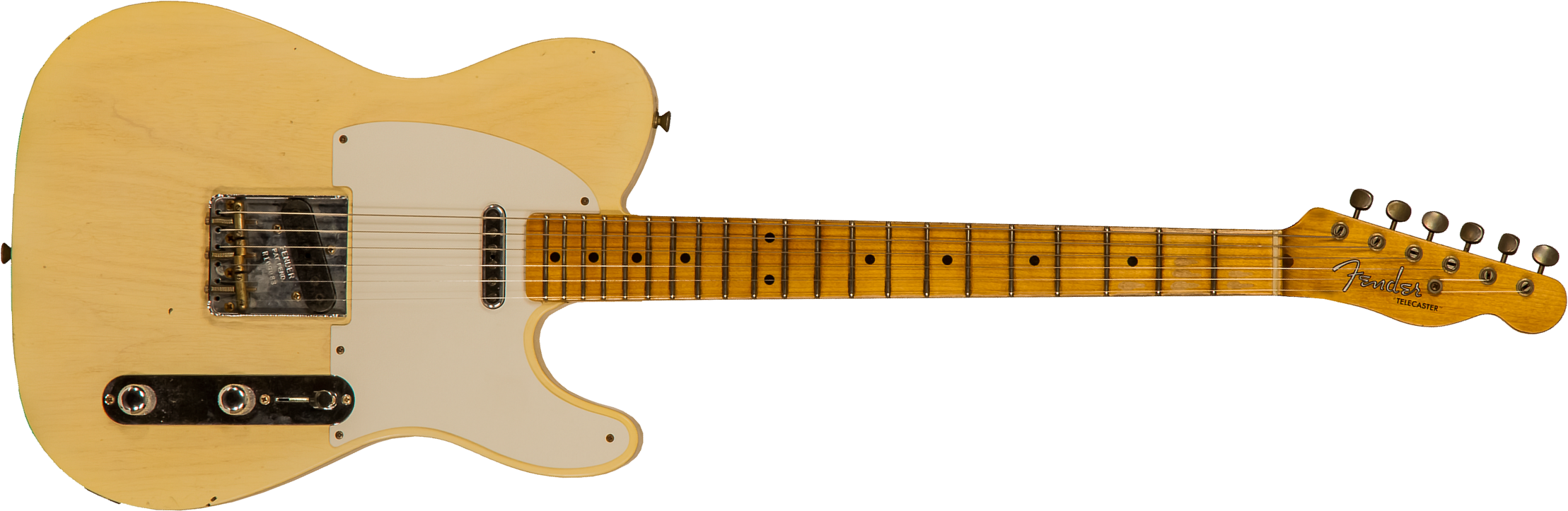 Fender Custom Shop Tele Tomatillo Ltd 2s Ht Mn #r109088 - Journeyman Relic Natural Blonde - E-Gitarre in Teleform - Main picture